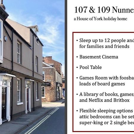 107 And 109 Nunnery Lane Villa York Exteriör bild