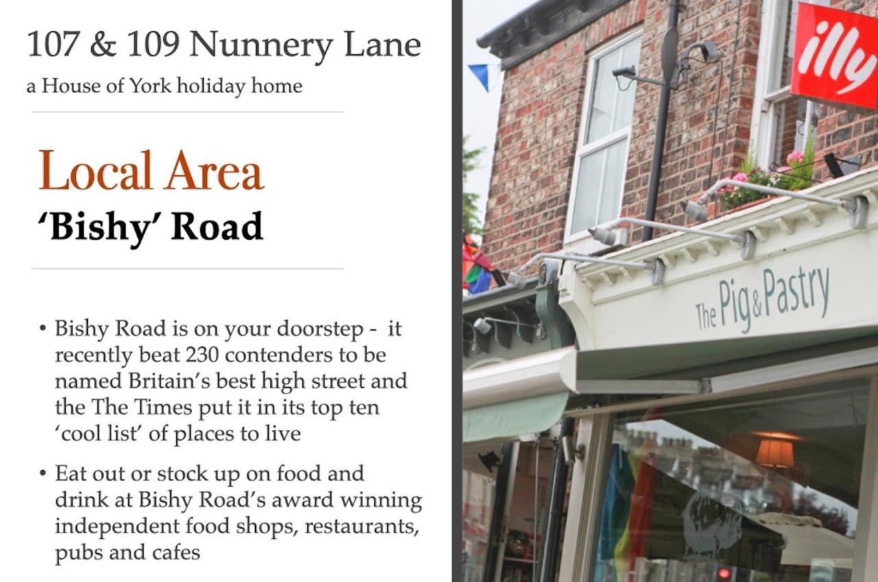 107 And 109 Nunnery Lane Villa York Exteriör bild