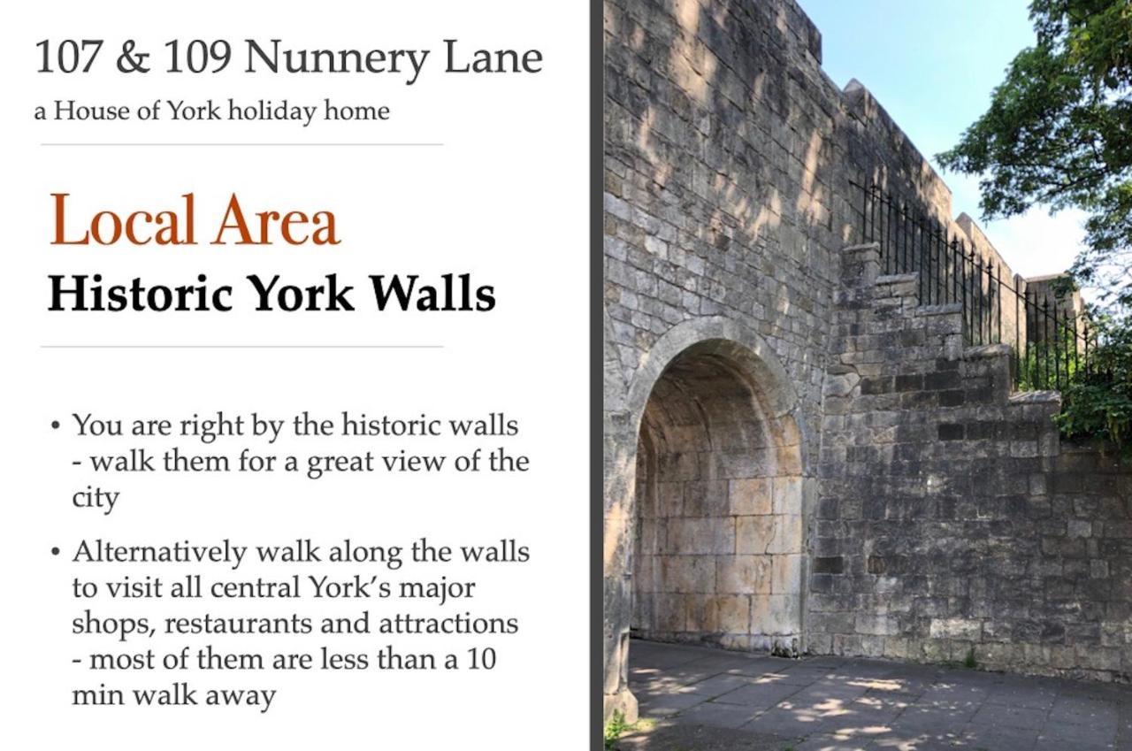 107 And 109 Nunnery Lane Villa York Exteriör bild